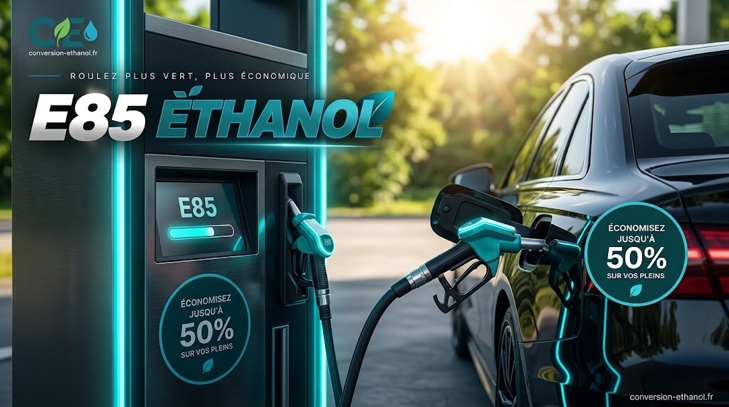 Plein de superéthanol E85 à la pompe