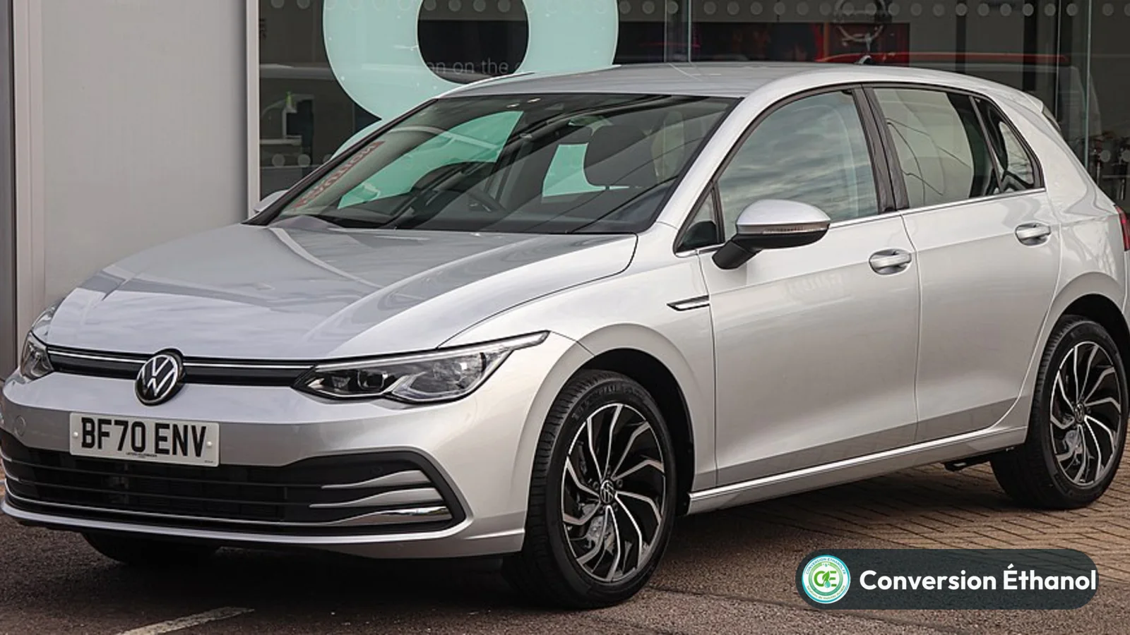 Volkswagen Golf convertie à l'E85